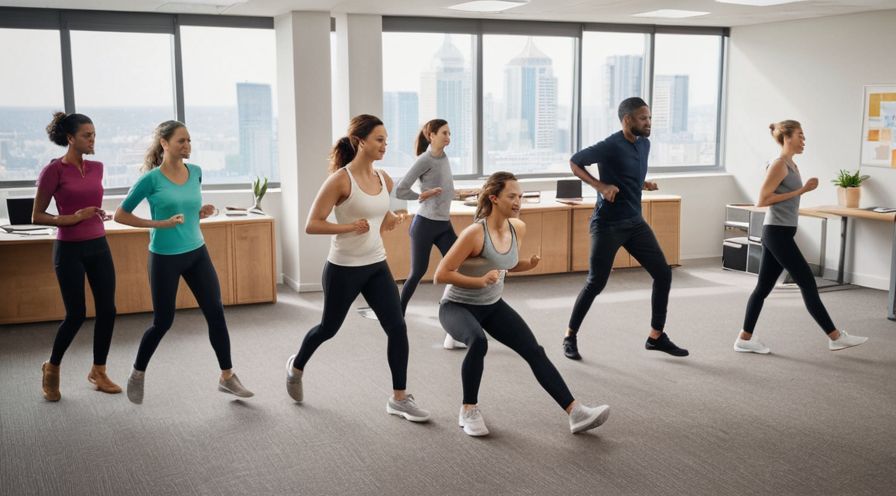 Bewegung im Büro