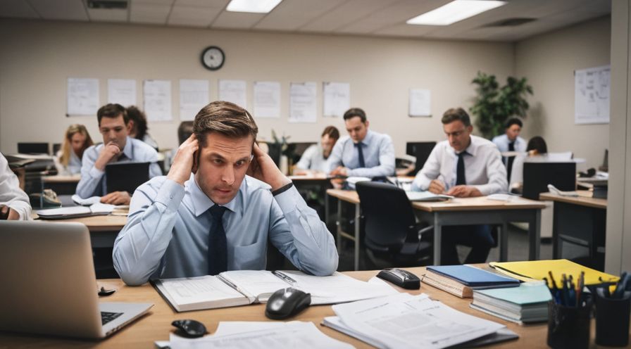 Ungesunde Arbeitsumgebung